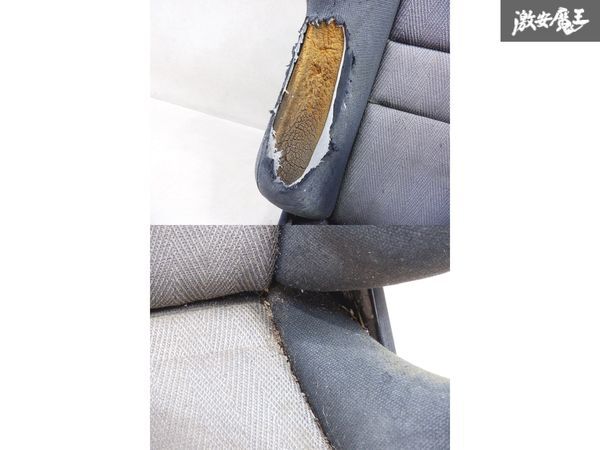 【売り切り】 RECARO レカロ SR2 SR-2 底止め セミバケット シート 両側ダイヤル 汎用品 シルビア 180SX スカイライン GT-R GTR ● 棚2I4_画像6