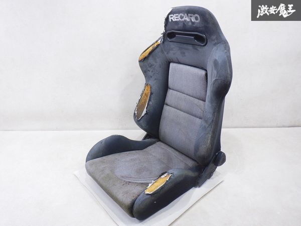 【売り切り】 RECARO レカロ SR2 SR-2 底止め セミバケット シート 両側ダイヤル 汎用品 シルビア 180SX スカイライン GT-R GTR ● 棚2I4の画像1