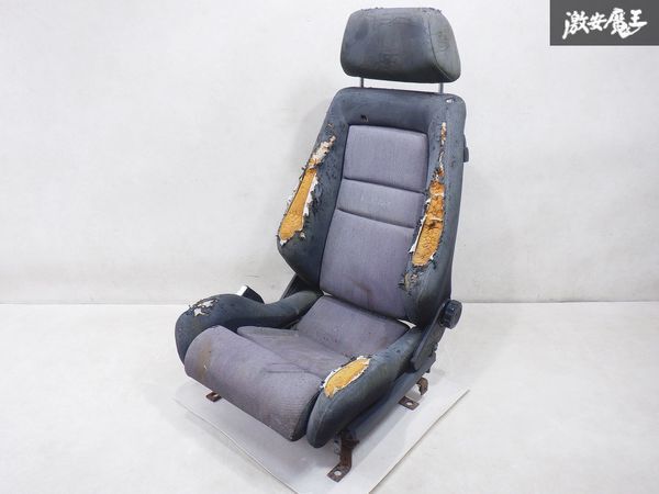 【売り切り】 RECARO レカロ LX 底止め セミバケット シート 左側ダイヤル 汎用品 チェイサー マーク2 クレスタ レビン トレノ ● 棚2I2の画像1