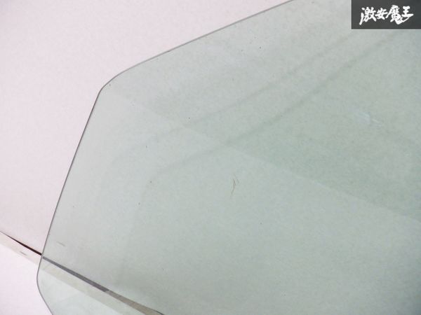 日産純正 S15 シルビア フロント ドアガラス ガラス 左 左側 助手席側 グリーン系 SILVIA 棚2G23_画像5