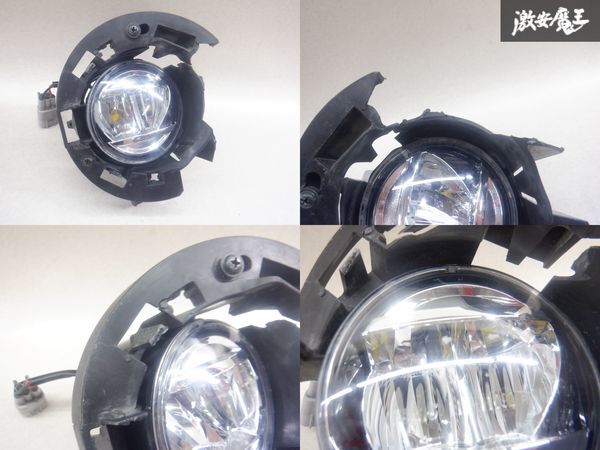 【点灯OK！】ダイハツ純正 LA800S LA810S ムーヴキャンバス LED フォグランプ フロント 左右セット KOITO 114-11092 棚2O24の画像6