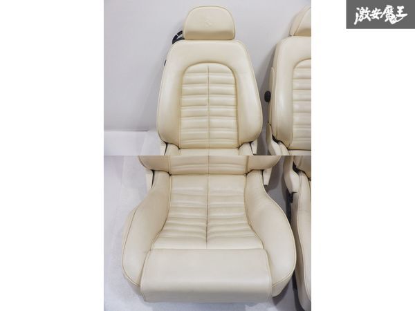 Ferrari Ferrari original F550 Maranello Maranello front leather seat electric power seat left right set cream series shelves 2I6