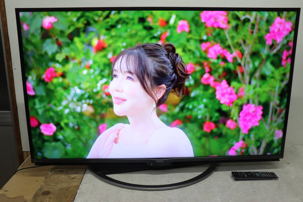 YKC/131 SHARP シャープ 4T-C50AM1 50型 液晶 テレビ 2019年製 地上デジタル放送視聴可能 直接引き取り歓迎の画像1