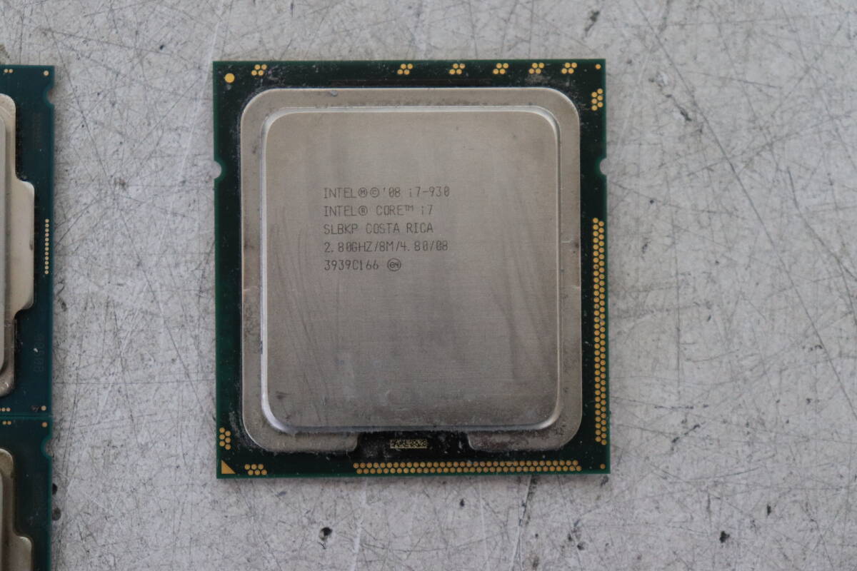 Y06/200 CPU intel Core i7 9700K/4790/3770/930 Core i5 7400/6500/2500K 合計7点 セット 動作未確認 現状品_画像5