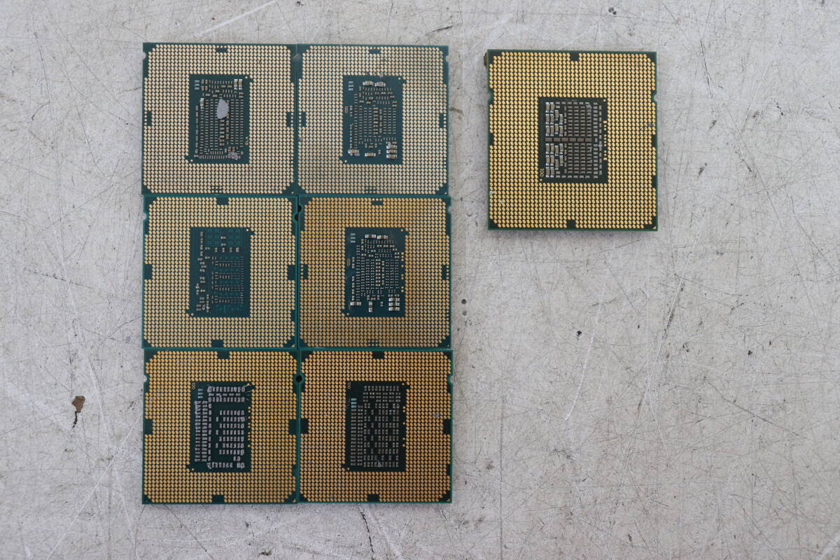 Y06/200 CPU intel Core i7 9700K/4790/3770/930 Core i5 7400/6500/2500K 合計7点 セット 動作未確認 現状品の画像6