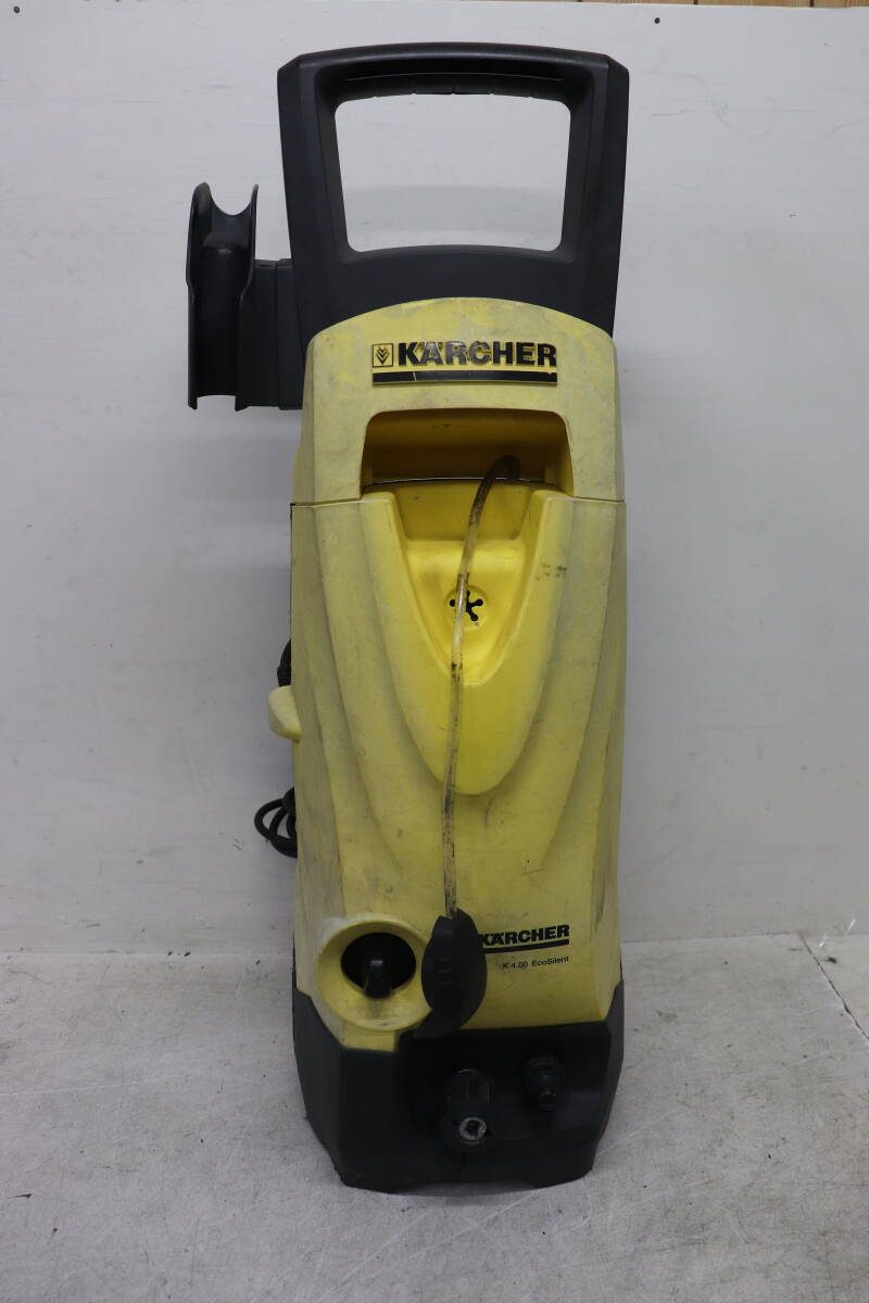 Y18/279 ケルヒャー KARCHER 高圧洗浄機 K4.00 ECO SILENT 通電確認済み ジャンクの画像1