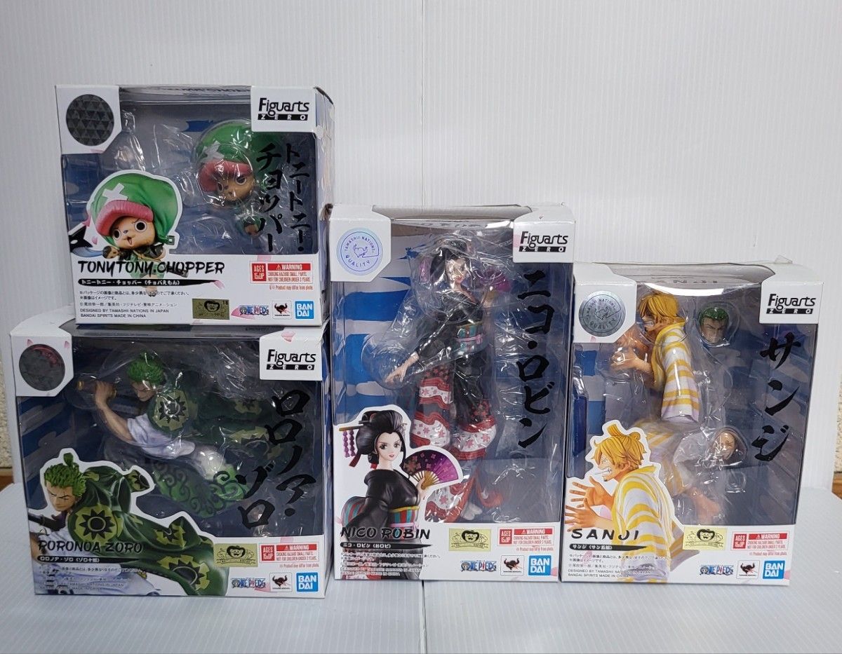 フィギュアーツZERO ワンピース ワノ国編 麦わらの一味集結 全9 フィギュアーツZERO ワンピース ワノ国編 麦わらの一味集結 全9