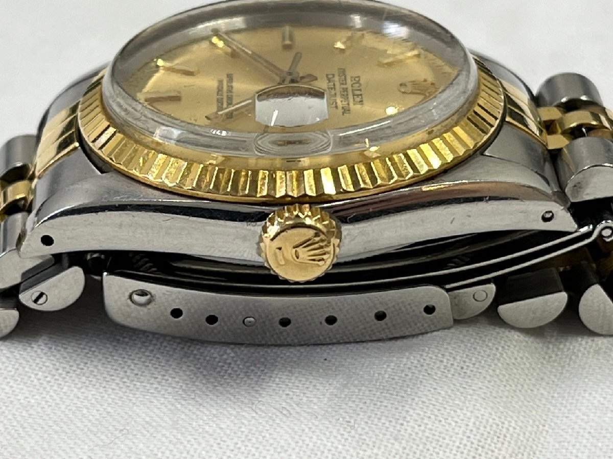 【不動品】ROLEX DATEJUST ロレックス デイトジャスト オイスター パーペチュアル メンズ 自動巻き 腕時計 中古品 RA-01の画像6