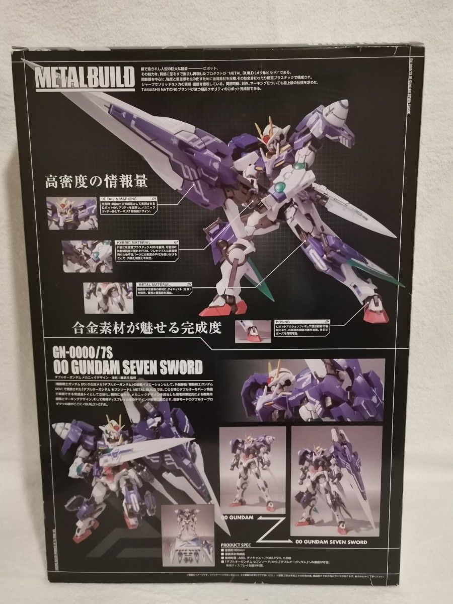 完全未開封品セット！ METAL BUILDダブルオーガンダム セブンソード ＆  GNソードIIブラスター