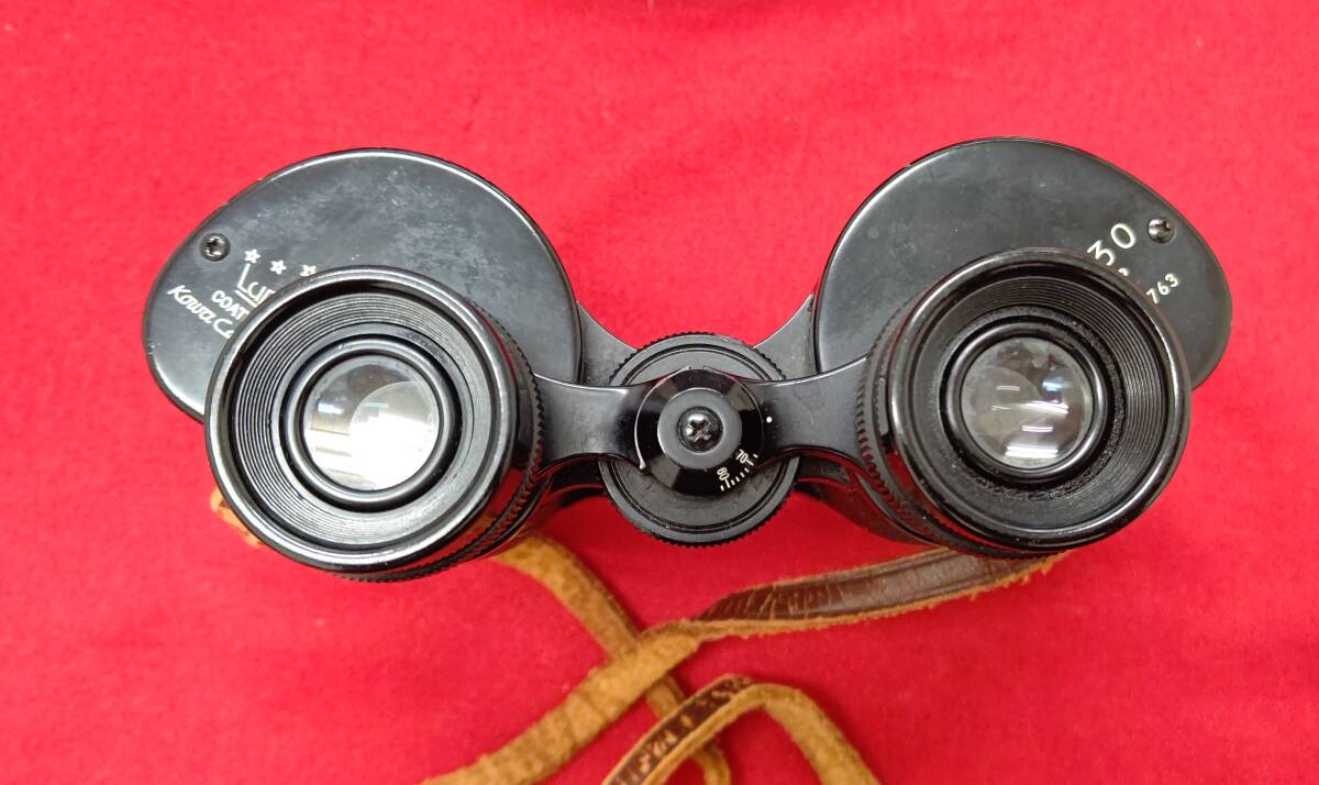 【再出品】Kowa Lupinus コーワ ルピナス 双眼鏡 8×30 7.5° レザ―ケース付属 現状販売_画像2