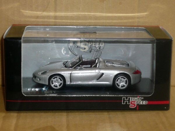 1/43 HIGHSPEED PORSCHE CARRERA GT 2001 銀の画像1