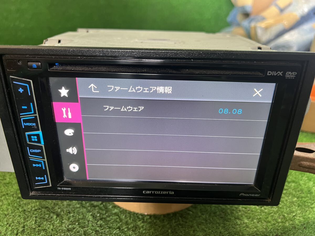 カロッツェリア DVDデッキ FH-6100DVD オーディオUSB DVDプレーヤー_画像3