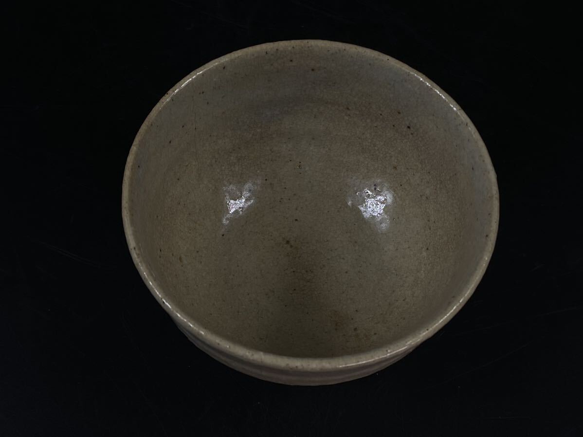 【福蔵】茶碗 萩焼 李朝 茶道具 径12.3cm_画像2