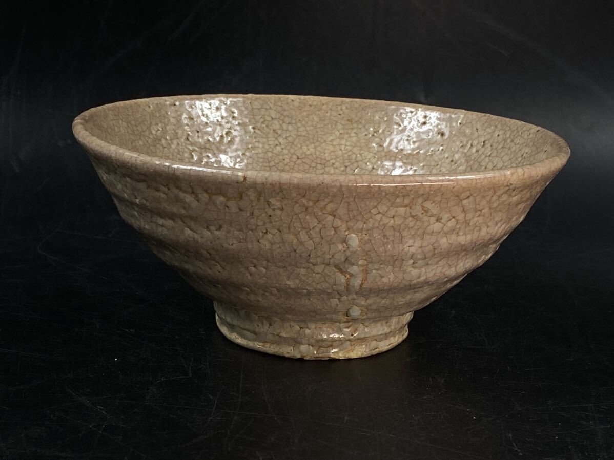 [ luck warehouse ] Joseon Dynasty well tea cup . snow . tea utensils tea cup antique old . hour substitute article diameter 14.3cm