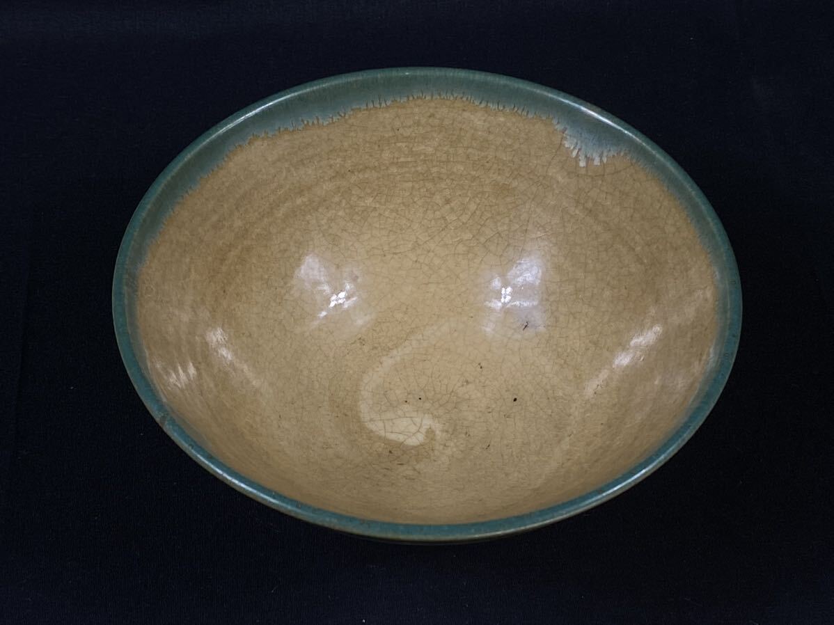 【福蔵】上野焼 茶碗 茶道具 径14.1cm_画像2