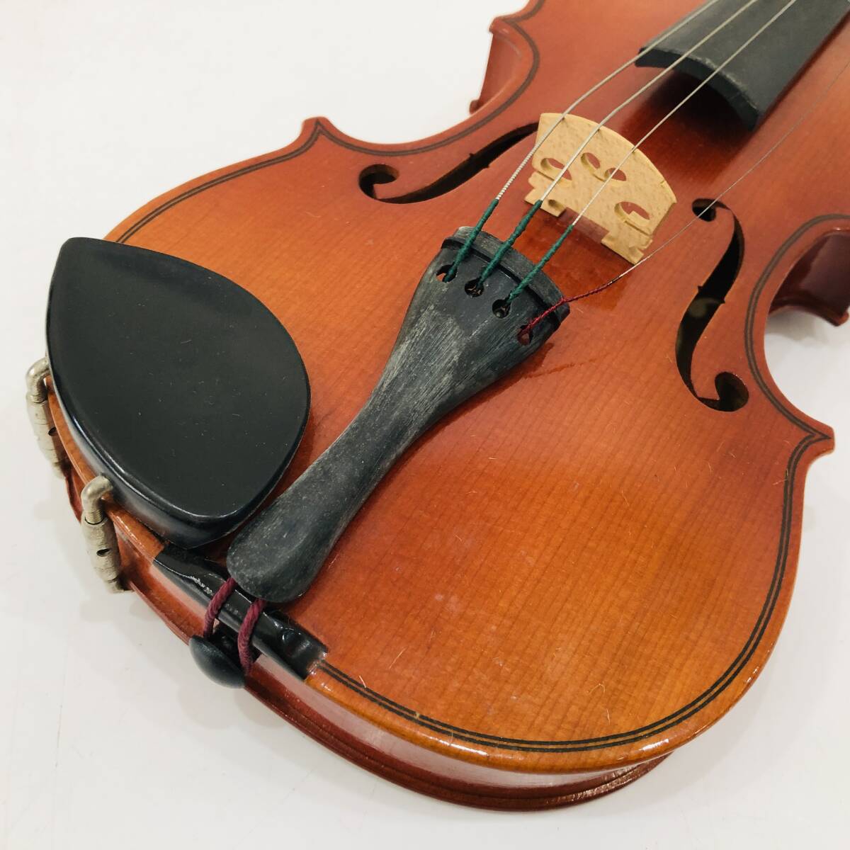 ●スズキ No.220 1/10 バイオリン SUZUKI ハードケース付き 弦楽器 ヴァイオリン Anno 1986 演奏 L1226の画像4