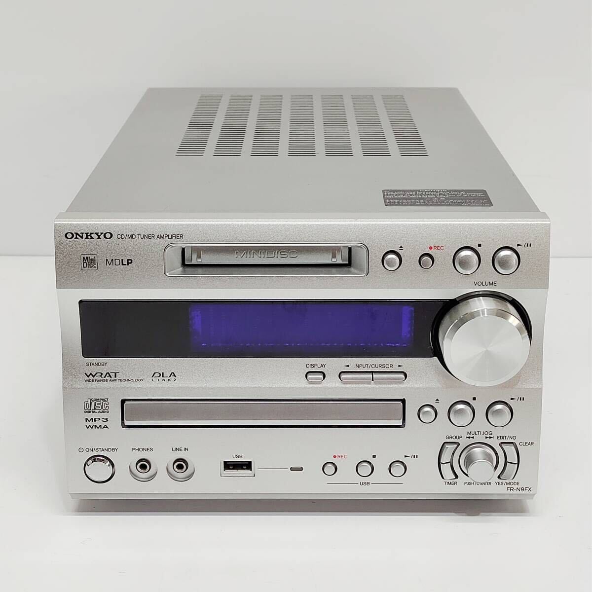 ●オンキョー FR-N9FX CD/MDチューナーアンプ ONKYO CD/MD TUNER AMPLIFIER オーディオ 音響機器 システムコンポ M1571_画像1