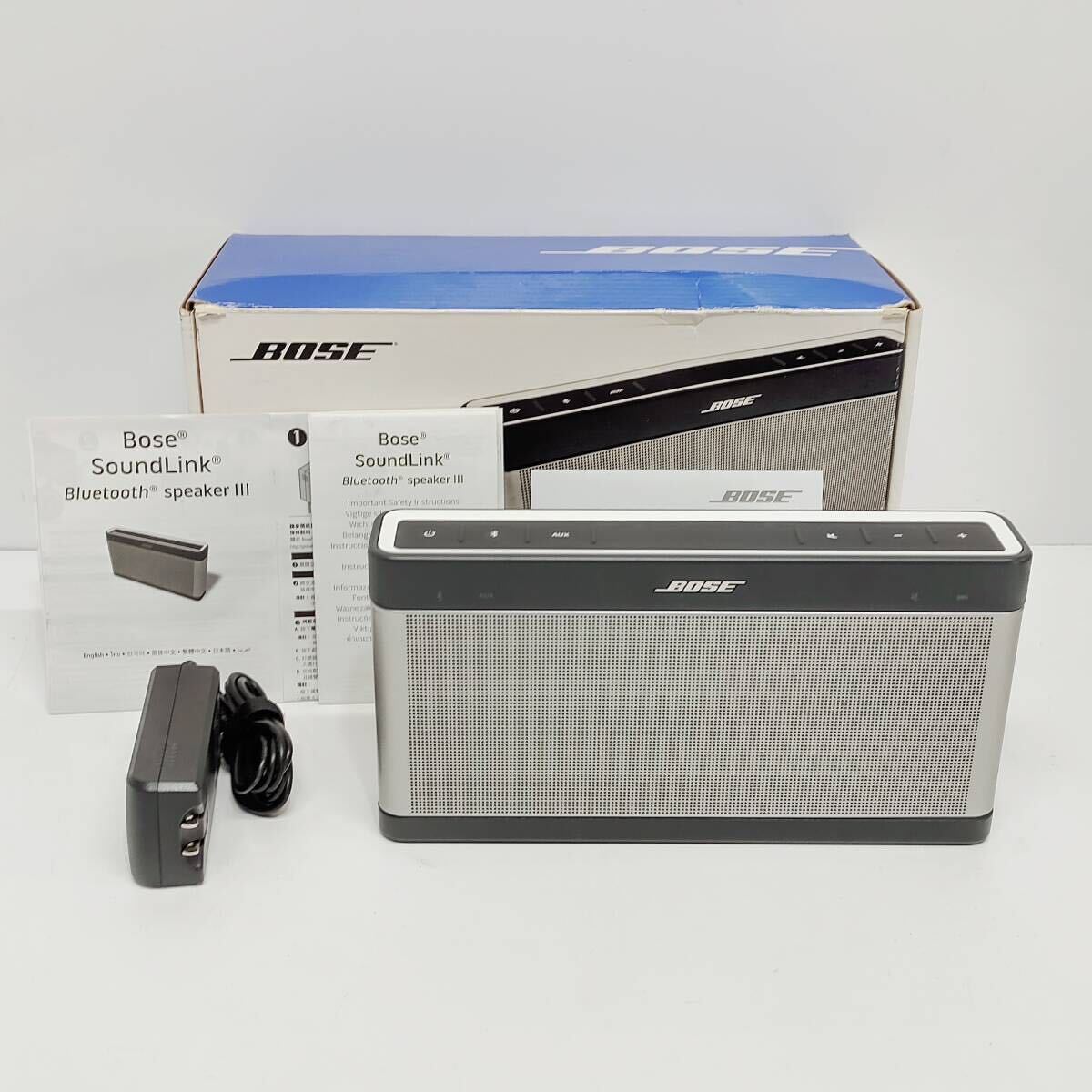 ●動作品 ボーズ 414255 ワイヤレススピーカー BOSE 付属品完備 サウンドリンク Bluetooth オーディオ 音響機器 SoundLink M1576_画像1