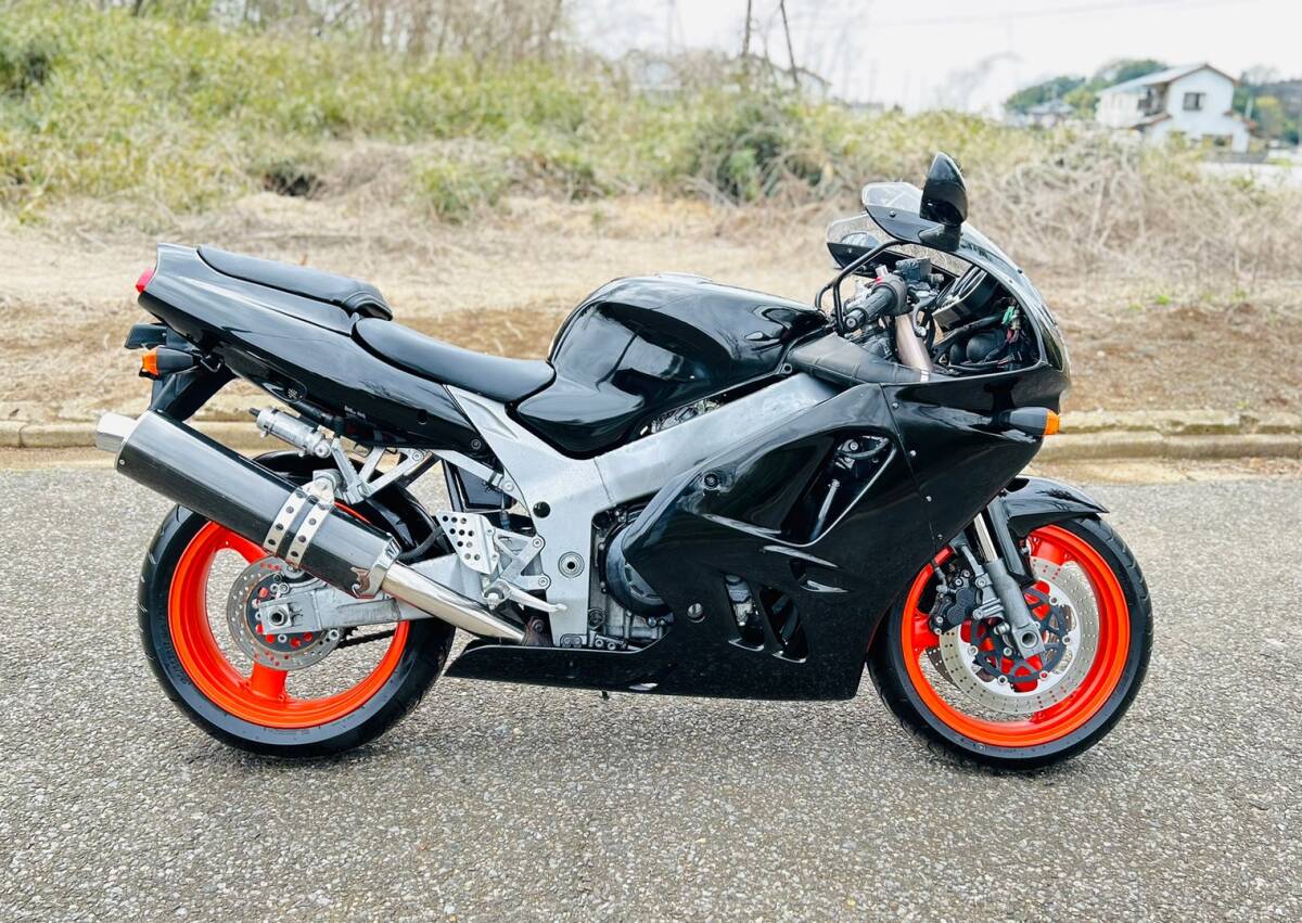 ◆(AP0168)KAWASAKI ZX-9R 走行距離12443km 平成6年 ZX900B 車検無し 中古車体(検 CBR900RR YZF-R6 GSX1100S KATANA GPZ900R ZX-6RA)◆の画像2