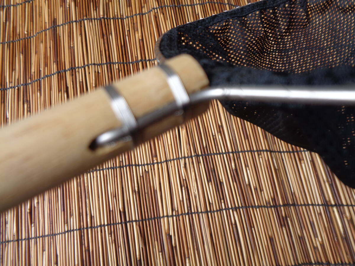 ※東レ黒 オリジナルこだわりのプラ舟専用（２５）メダカ掬いタモ網※　_彫刻刀で溝を強度が増しています。