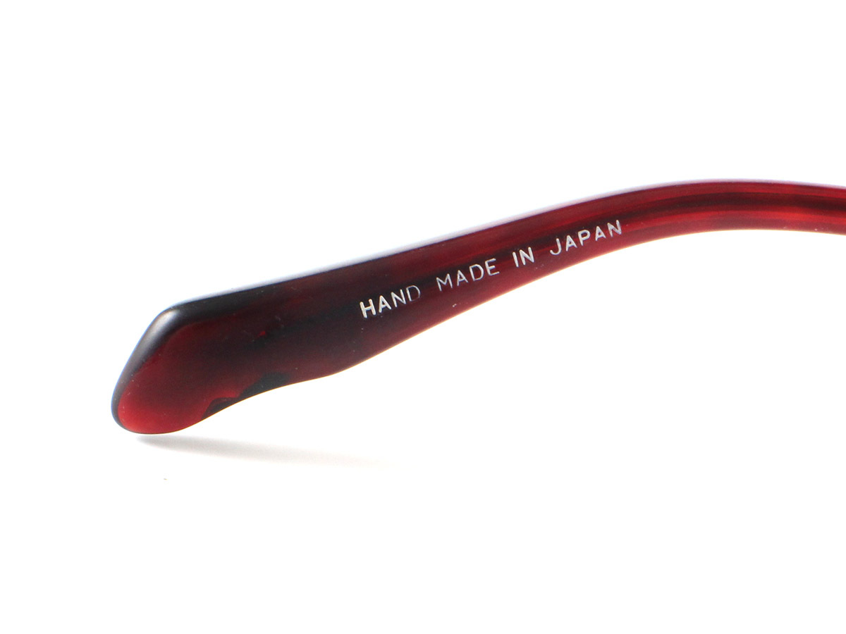 E17259 Plusmix プラスミックス メガネ 度入り アイウェア レッド 赤 眼鏡 めがね SEED ダークレッドデミ 日本製の画像7