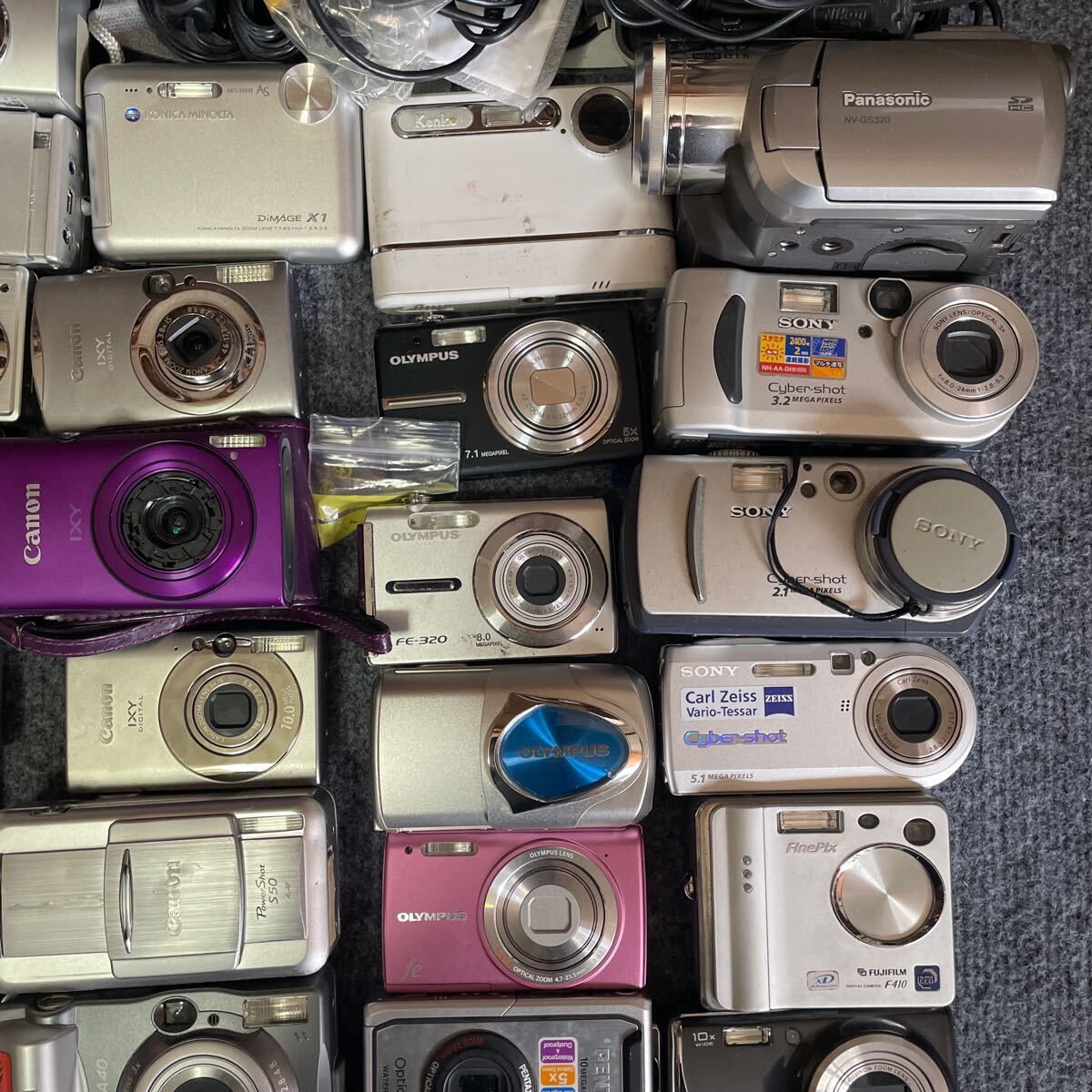 ジャンク まとめ 大量 デジタルカメラ ビデオカメラ 計41点 NIKON CANON FUJIFILM OLYMPUS 等 Z2000000の画像4