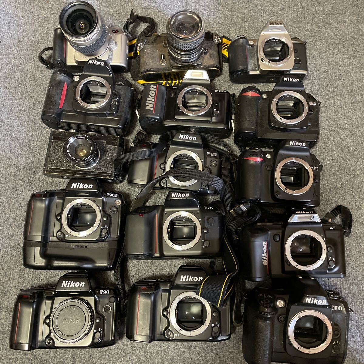 ジャンク まとめ 大量 フィルムカメラ デジタルカメラ NIKON 計15台 A1420000の画像1