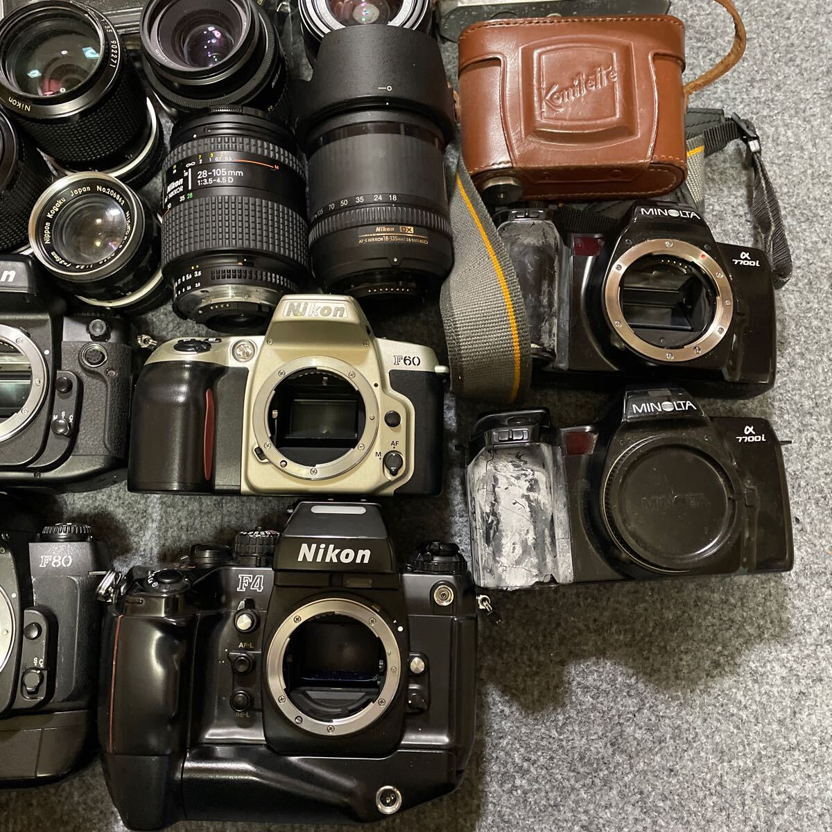 ジャンク まとめ 大量 フィルムカメラ レンズ レンジファインダー NIKON MINOLTA PENTAX A1930000の画像3