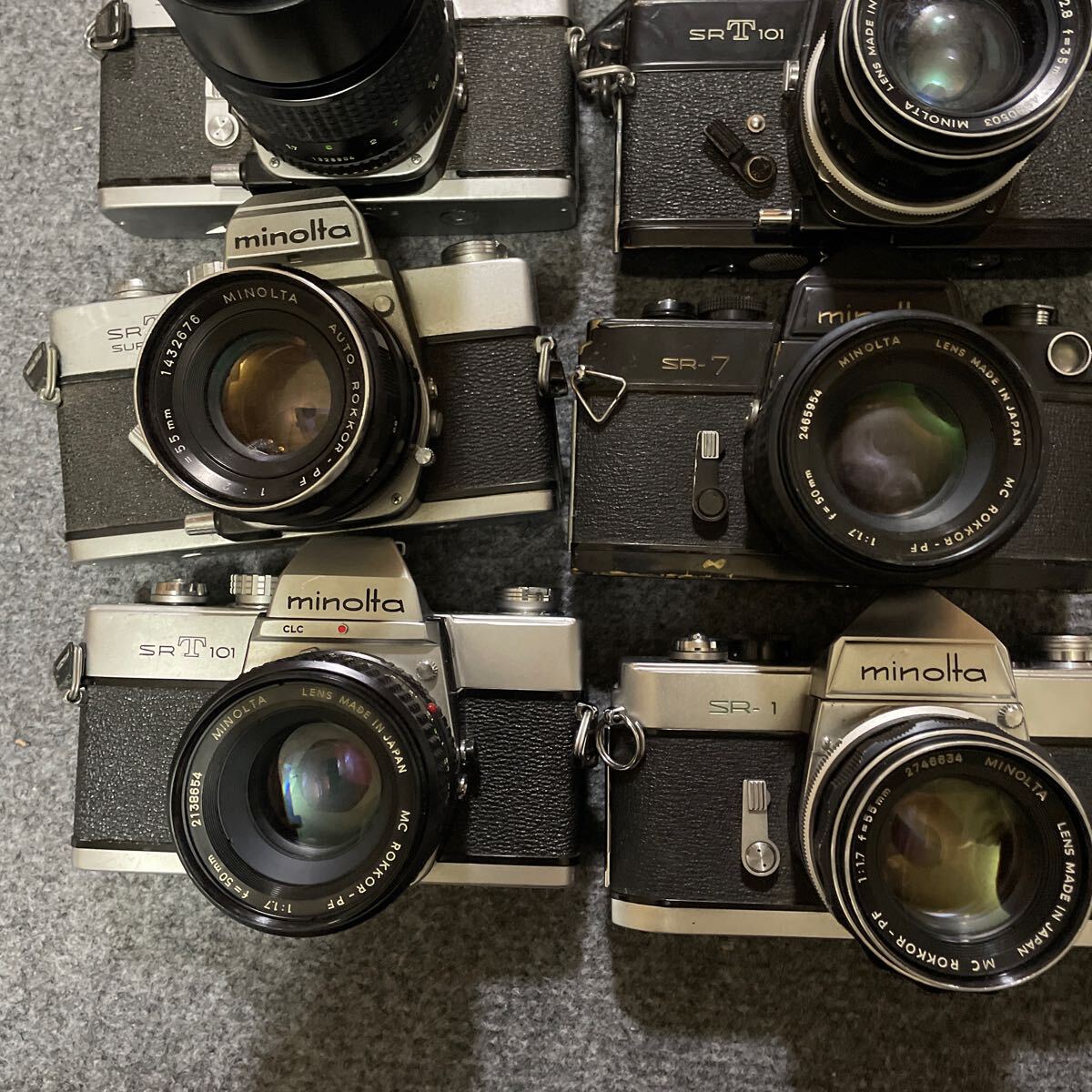 ジャンク まとめ 大量 フィルムカメラ MINOLTA 計10台 その他 レンズ A2010000の画像3