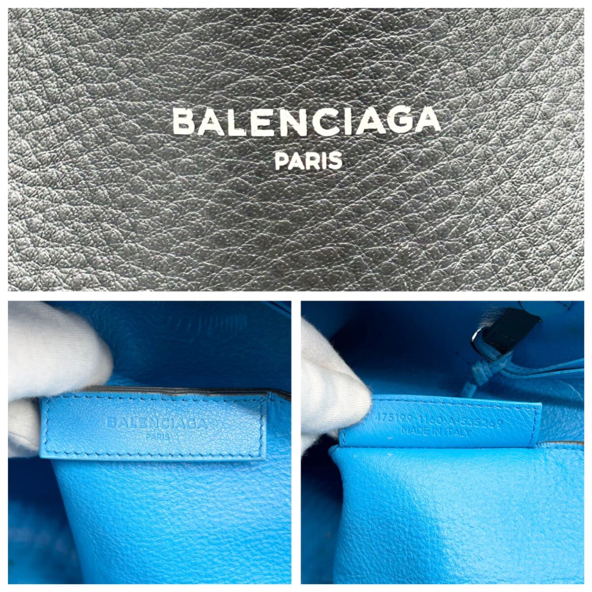 * прекрасный товар Large размер *BALENCIAGA Balenciaga Every tei большая сумка рука портфель портфель сумка зеркало A4 кожа плечо ..