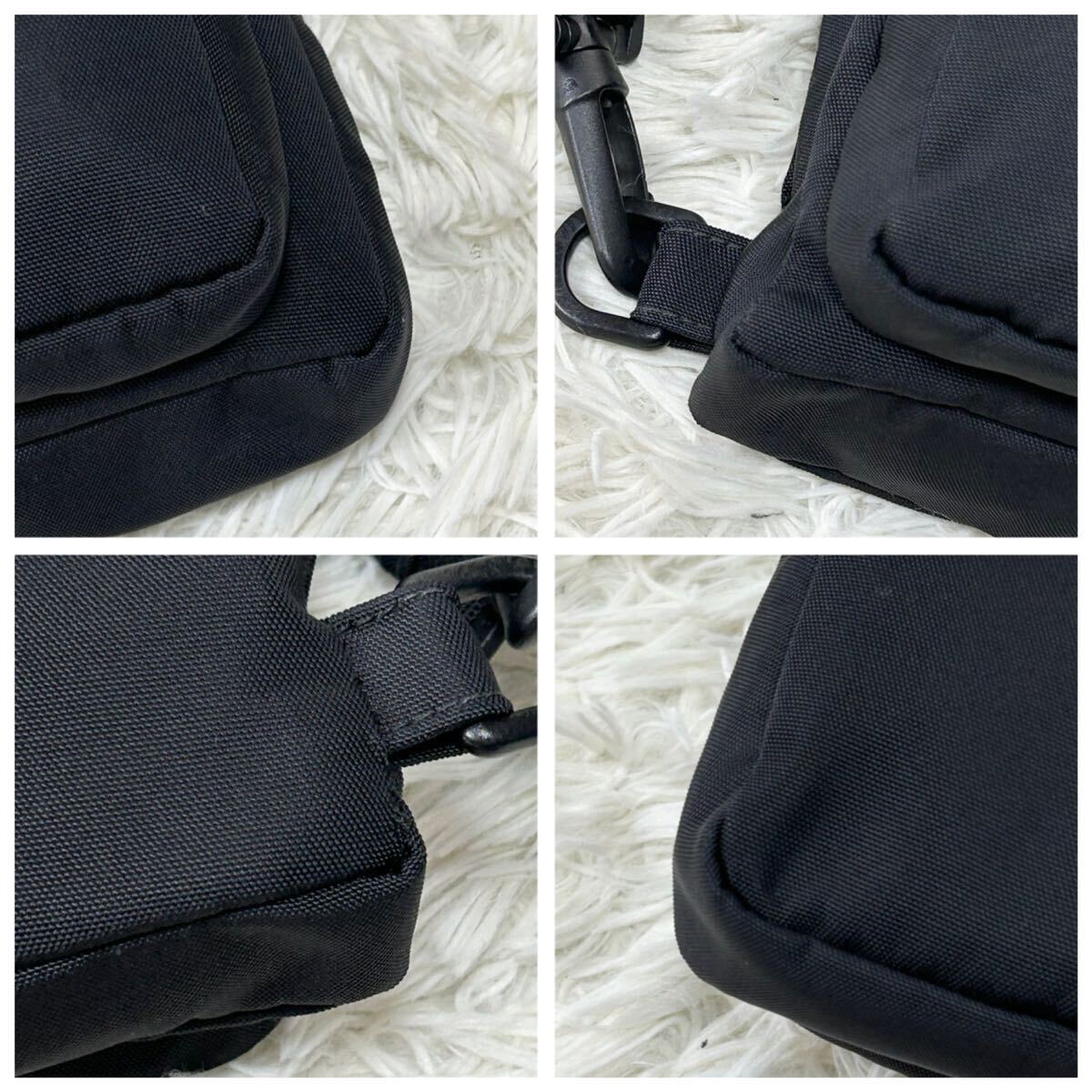●極美品●BALENCIAGA バレンシアガ エクスプローラー ボディバッグ ショルダーバッグ 鞄 かばん キャンバス 斜め掛け可 メンズ 黒の画像7