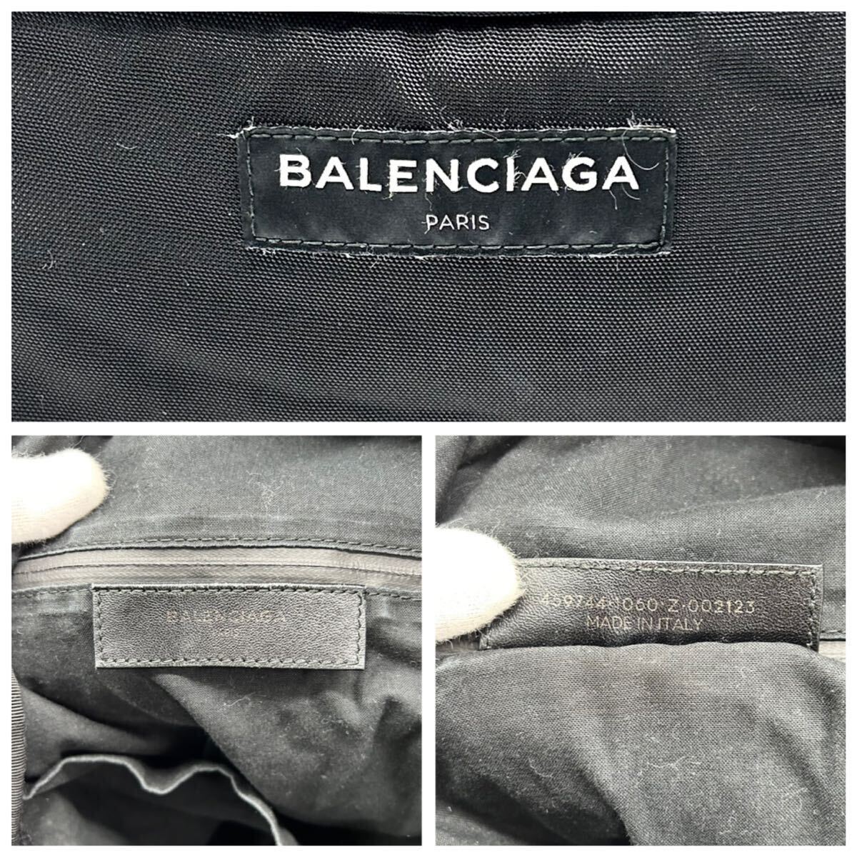 * высококлассный *BALENCIAGA Balenciaga Explorer большая вместимость рюкзак рюкзак Day Pack портфель A4 мужской черный 