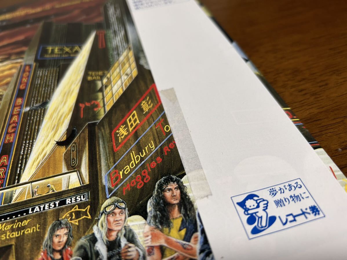 国内初版！ アイアン メイデン サムホエア イン タイム Iron Maiden somewhere in time レコード LP アナログ盤 帯付き 帯付 ヘヴィメタルの画像3