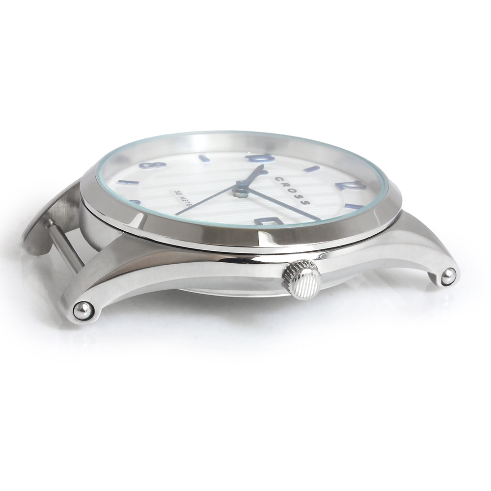 （未使用　展示品）クロス CROSS ルシーダ LUCIDA 選べるベルト付き クオーツ 腕時計（ベルト代込）ホワイト シルバー 白 CR8036-02_画像4