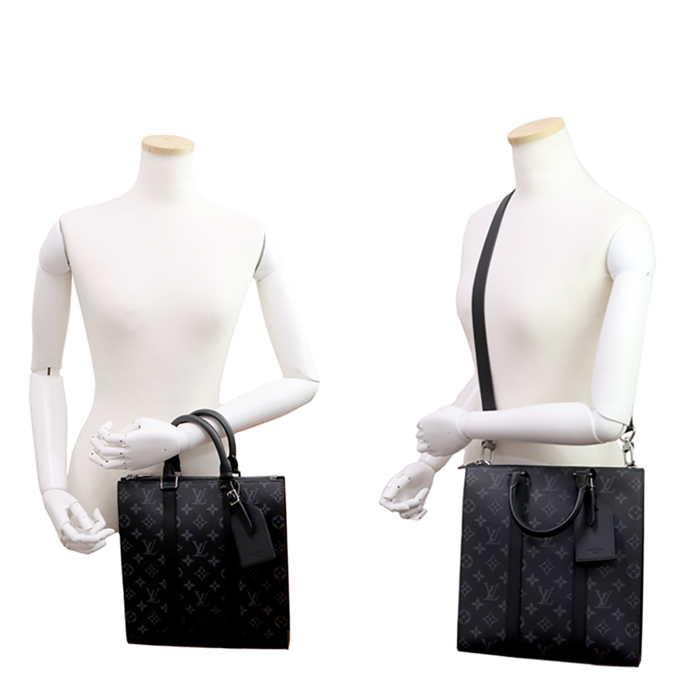 （新品・未使用品）ルイ ヴィトン LOUIS VUITTON サックプラ クロス 2way ショルダー ハンドバッグ モノグラムエクリプス 黒 M46098_画像8