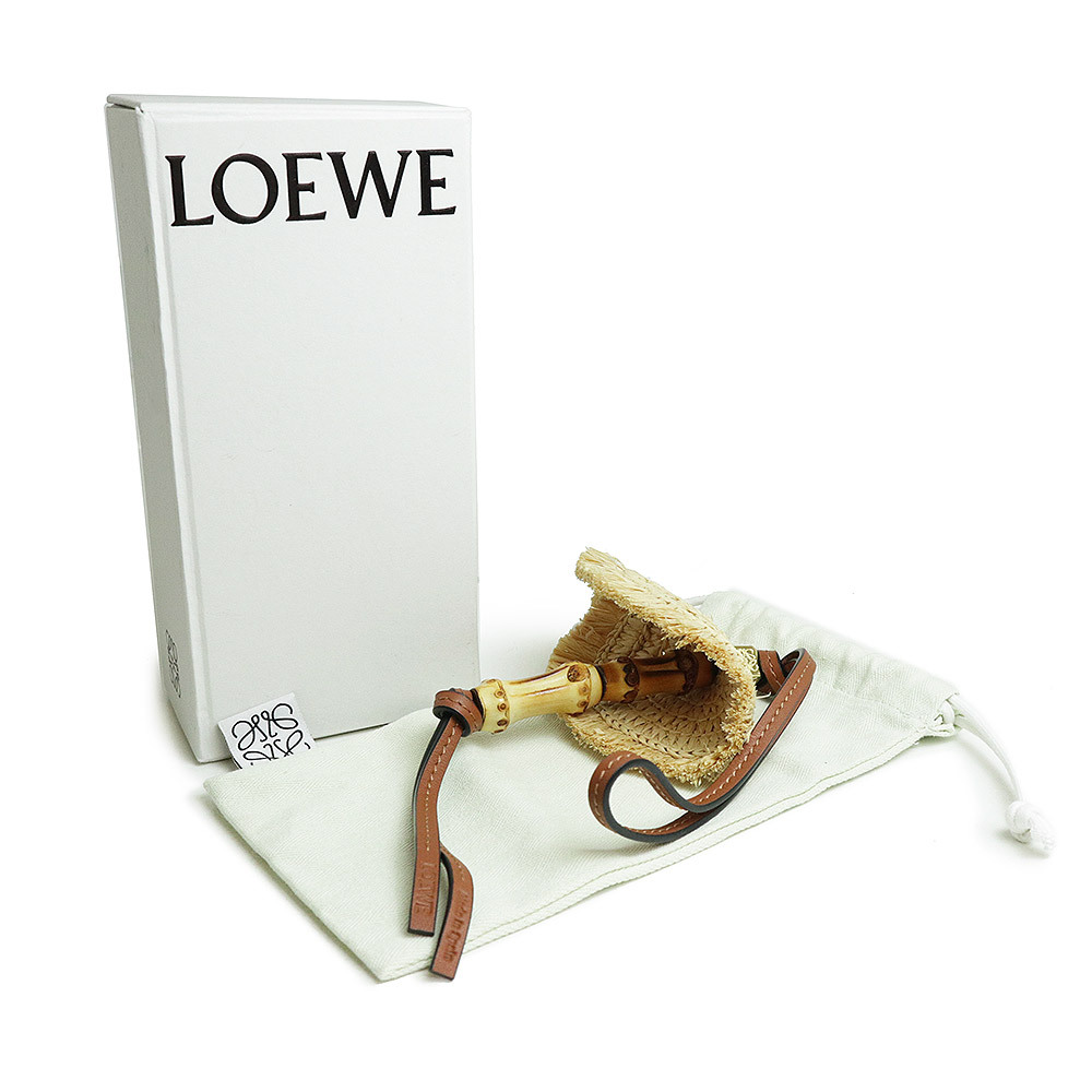( новый товар * не использовался товар ) Loewe LOEWE зонт umbrella сумка очарование машина fs gold кожа натуральный бежевый Brown чай C621232XAJ с ящиком 
