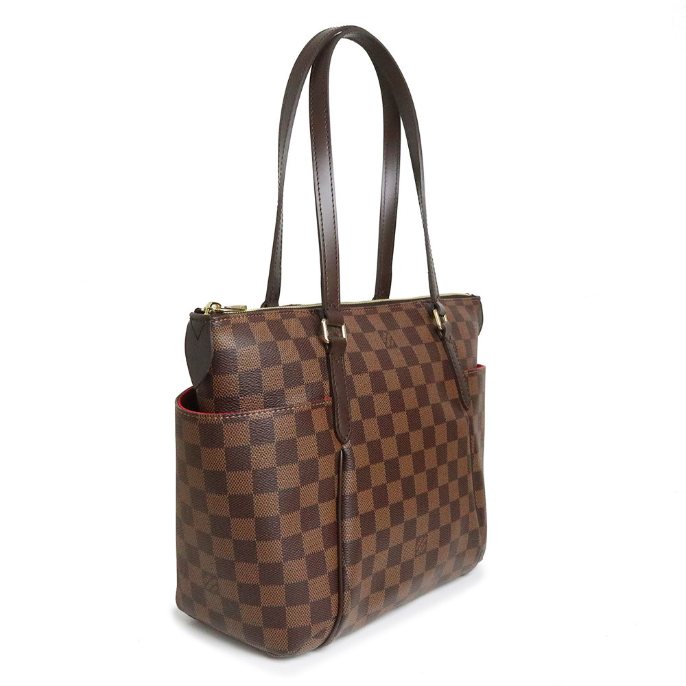 （未使用　展示品）ルイ ヴィトン LOUIS VUITTON ダミエ トータリー PM トートバッグ ブラウン 茶 ゴールド金具 N41282_画像5