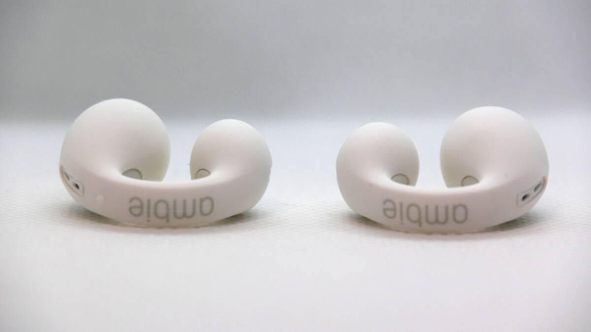  стандартный товар ambie AM-TW01 sound earcuffs ( Anne Be звук iya кафф ) WHITE уголок .... нет в то время как .. совершенно беспроводной 