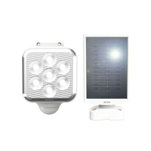 ライテックス S-110L ソーラー式センサーライト LED5W×1灯 フリーアーム式 明るさ450ルーメン_画像1