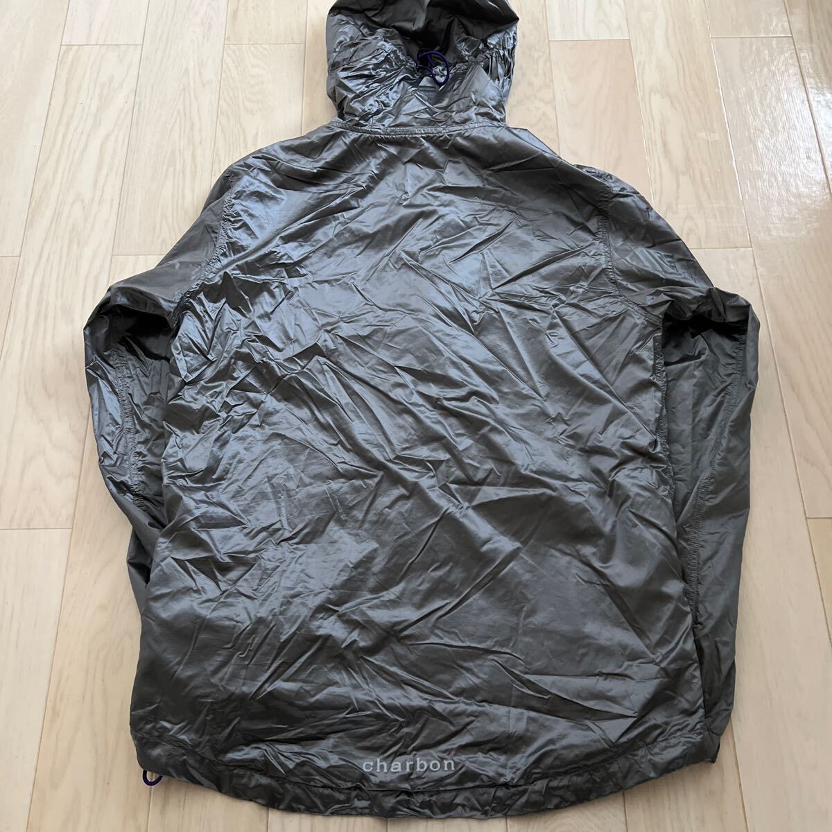 charbon シャルボン LIMONTA CHAMBRAY NYLON ZIP UP PARKA charbon シャルボン LIMONTA CHAMBRAY NYLON ZIP UP PARKA