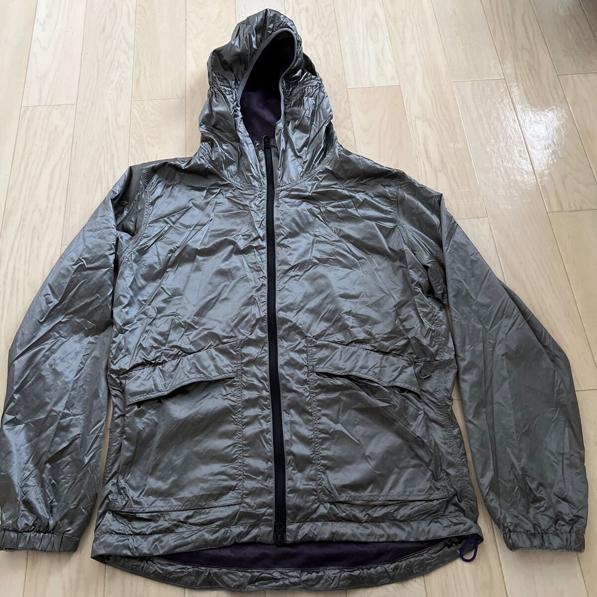 charbon シャルボン LIMONTA CHAMBRAY NYLON ZIP UP PARKA charbon シャルボン LIMONTA CHAMBRAY NYLON ZIP UP PARKA
