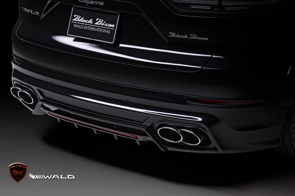 【WALD BlackBison】 Porsche 9YA 2018y- Cayenne 5Pキット (F, S, R, DC, OF) フルキット エアロ カイエン バルド ヴァルド 5点 セット_画像8