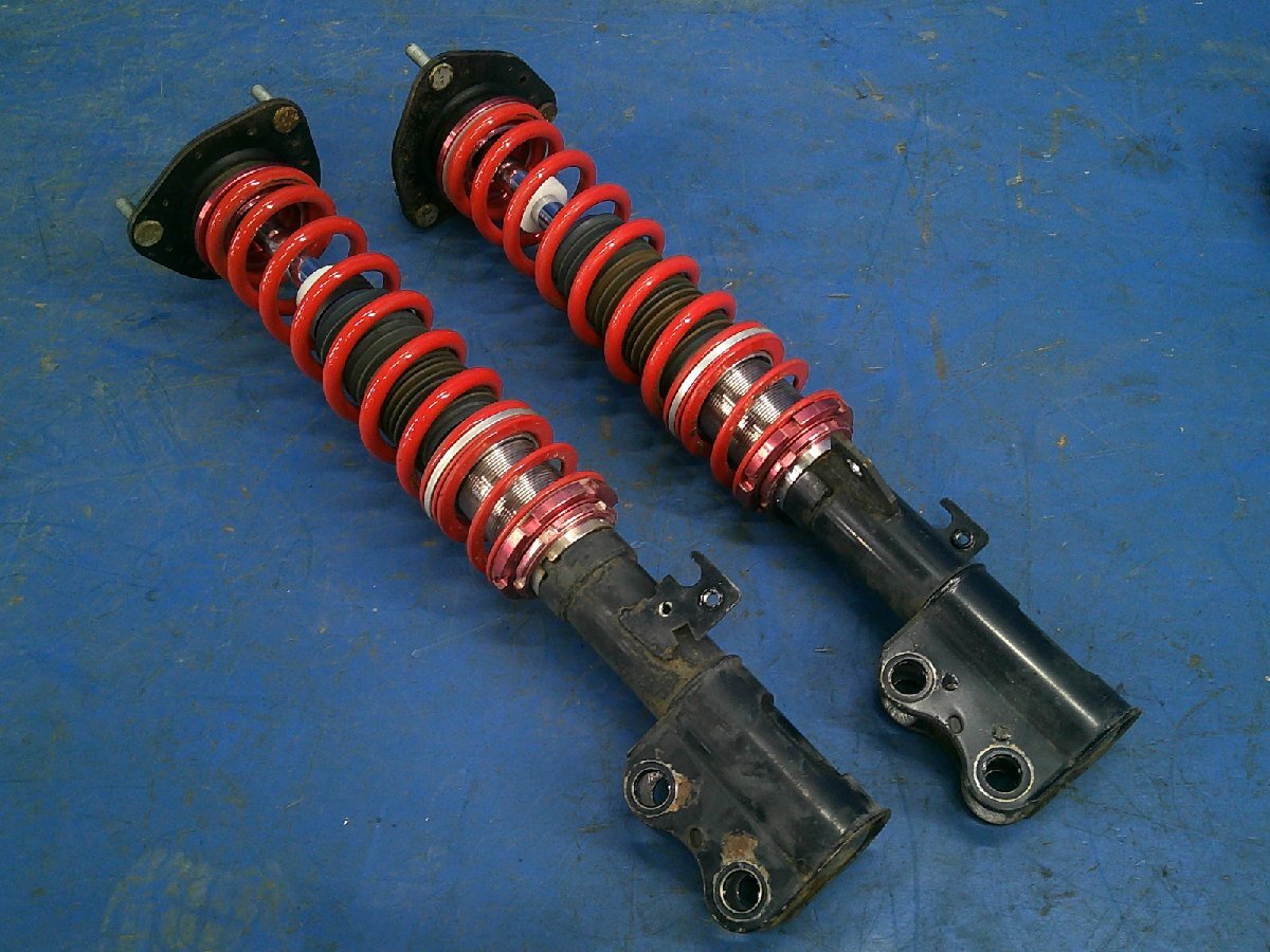 中古 トヨタ ノア AZR60G 後期 1AZFSE 2WD RS-R i-SHOCK+2 車高調 NIT656 フロントショック抜け ジャンク品 (棚1604-314)_画像3