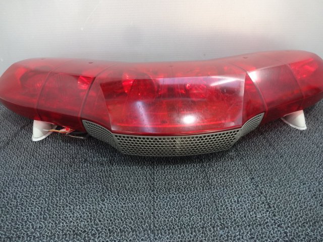 【個人宅配不可】中古 パトライト 救急車両用 電子サイレンアンプ SAP-520RBV-J 散光式警光灯 AXS-12LKF (棚1283-H604)_画像5