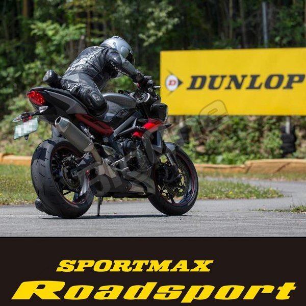 DUNLOP SPORTMAX Roadsport Versys1000 ZX-9R ZX-11 ZX-6R BUELL XB12R XB12STT XB12Scg XB12X XB9SX 180/55ZR17 M/C 73W TL リア タイヤの画像3