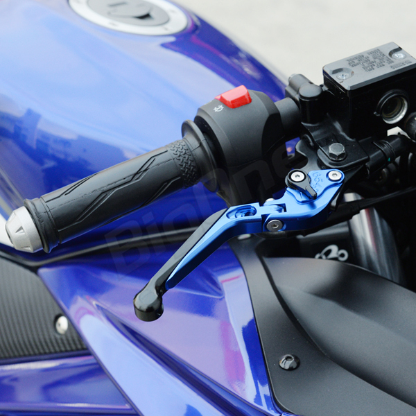 BigOne 可倒 GSXR600 GSR600 GSR400 GSR750 TL1000S GSXR1000バンディット400 ビレット ブレーキ クラッチ レバー 金/黒 ゴールド ブラックの画像7