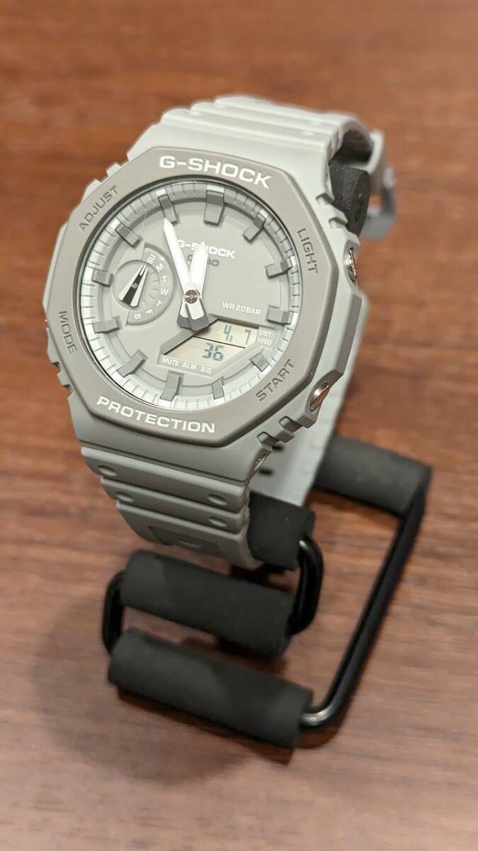 G-SHOCK GA-2110ET-8ADR グレー オクタゴン GA2100シリーズ_画像1