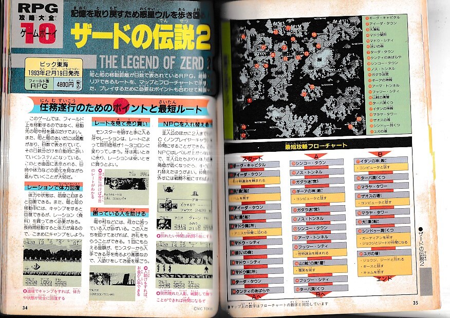 RPG攻略大全　'93年1～８月編　上巻　'93年1月から8月までに発売されたRPGすべてを攻略。上巻まず16本　ファミコンマガジン付録_画像3