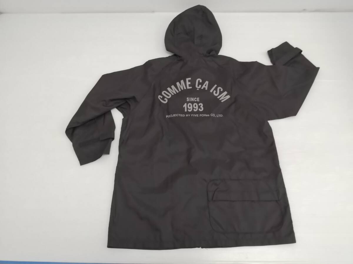 [ repeated price cut! prompt decision!]*COMME CA ISM/ Comme Ca Ism * child clothes Wind breaker jacket back Logo black L size (130A).