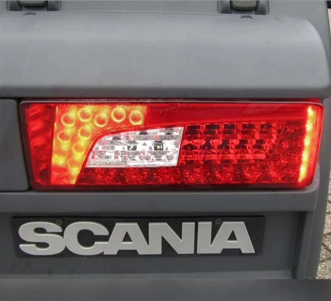 ②SCANIA スカニア タイプ 24V専用 LEDテールランプ ボルボ ユーロスタイル ユーロテール 2p トラック 純正互換品 汎用品_画像2